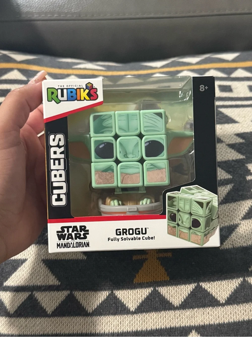 Star Wars Grogu Cubers Puzzle - Mint Green